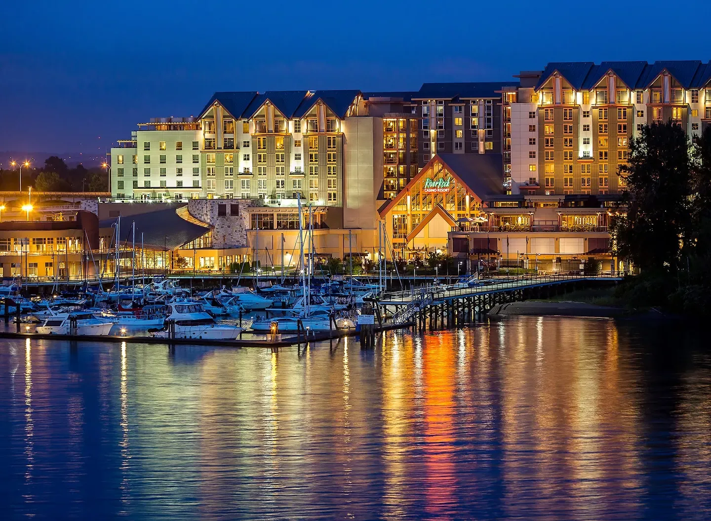 Resort complex near the Richmond waterfront